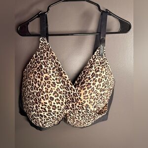 Leopard Print Women's Bra
